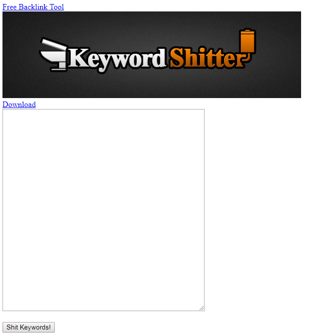 KeywordShitter
