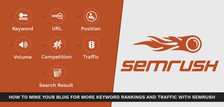 How to Mine Your Blog for More Keyword Rankings and Traffic with SEMrush