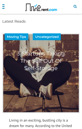 Rent.com Mobile View