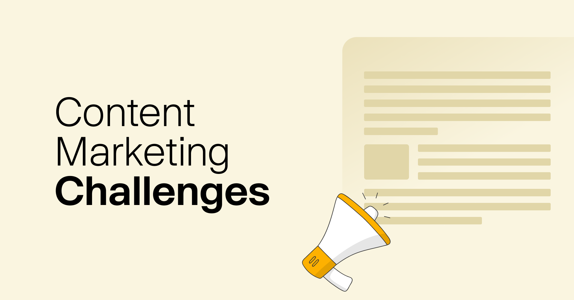 5 Challenges Facing Tomorrow's Content Marketer