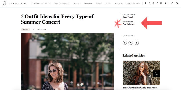 Native Ads Example