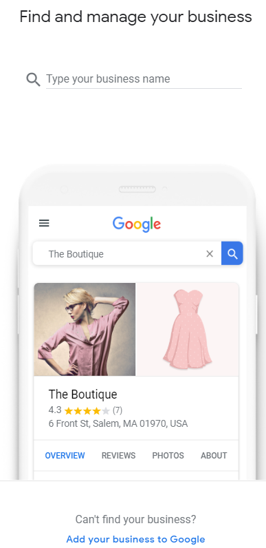 Google My Business Account
