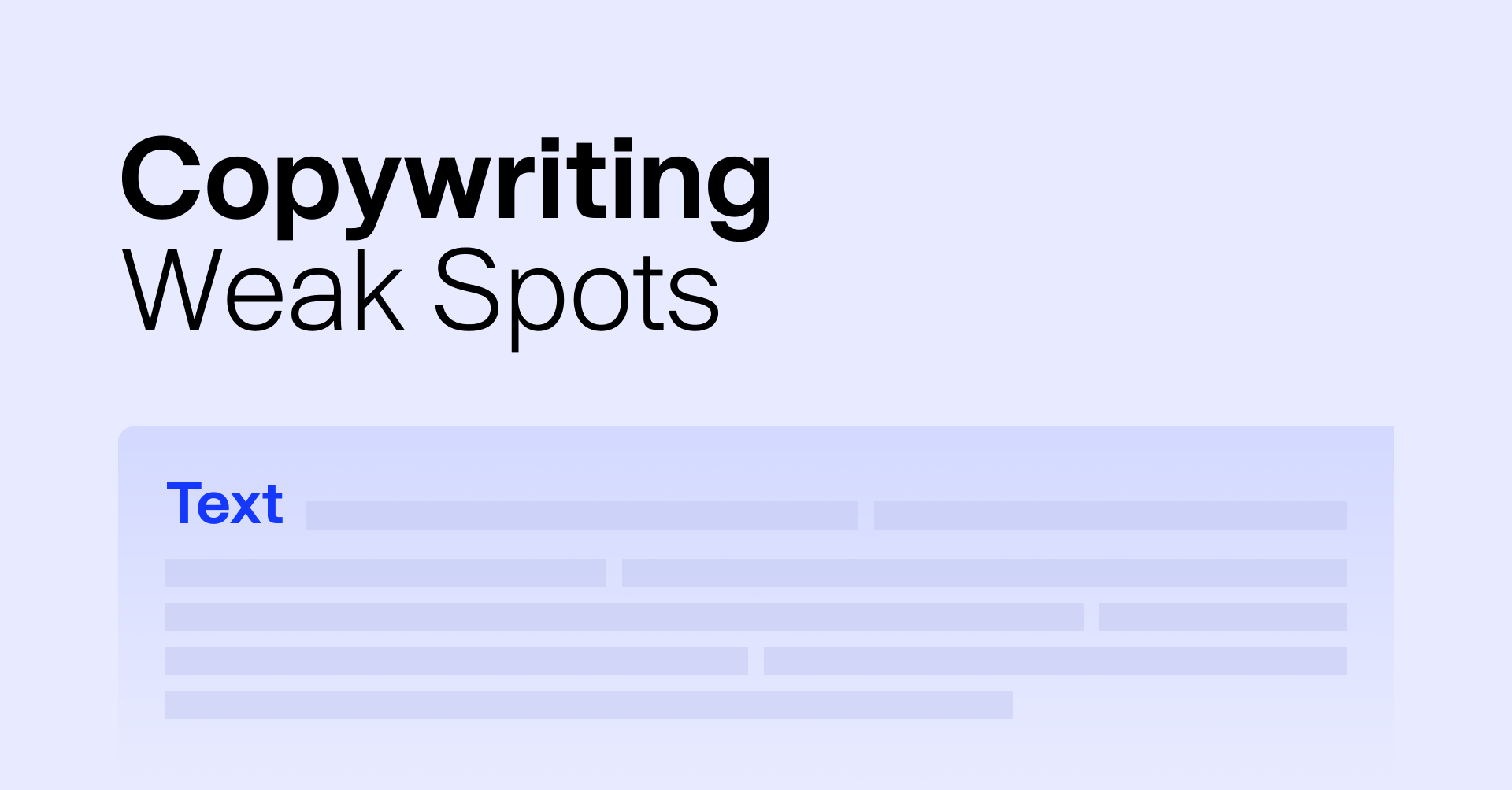 The Copywriting Weak Spots Many Brands Overlook