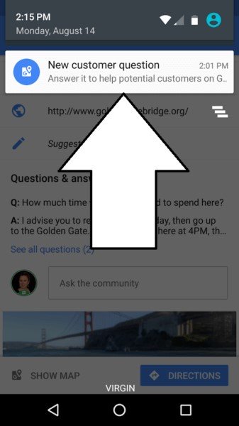 Check if Customers Have Submitted Questions on GMB Local Profile