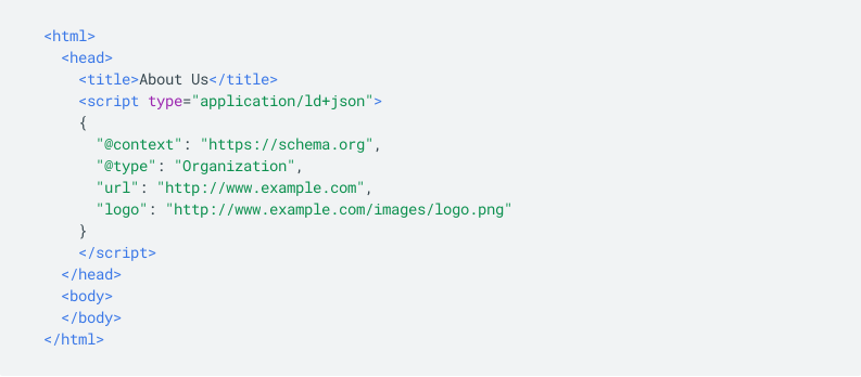 Logo Structure Data For Logo - JSON-LD Code