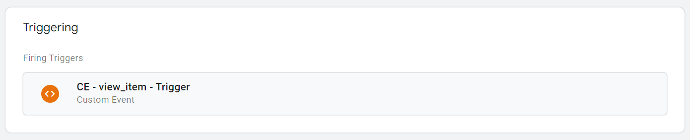 select view item trigger select view item trigger