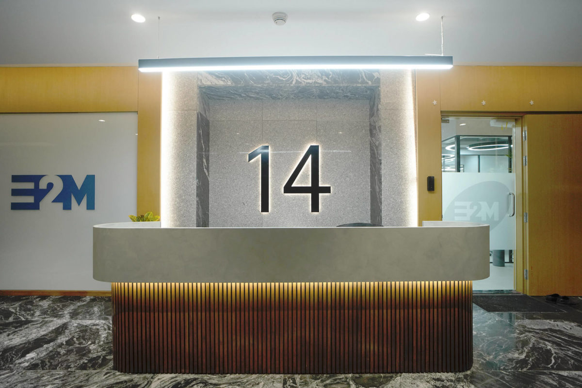 First room you enter in a workspace is Reception Area