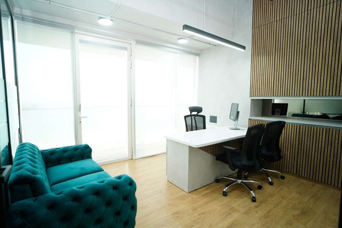 Private Work Cabins with Comfort Sofa to seat