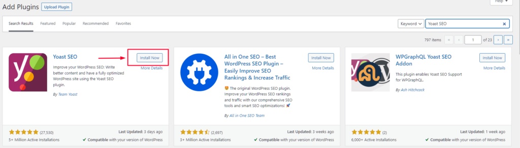 Click the Install Now button