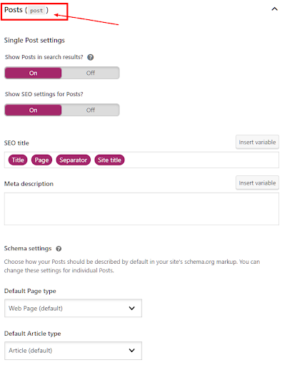 Content Types Manages Content Visibility of Website
