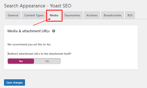 Media & attachment URL Settings