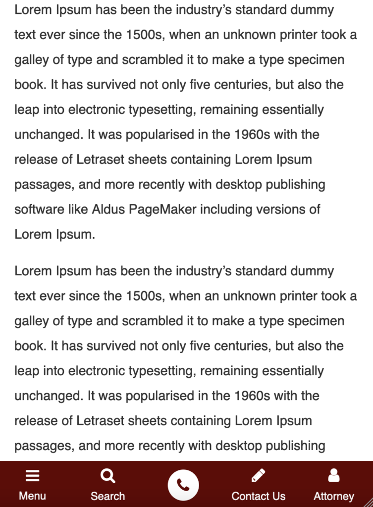 Fix Mobile Bar Easy to Access