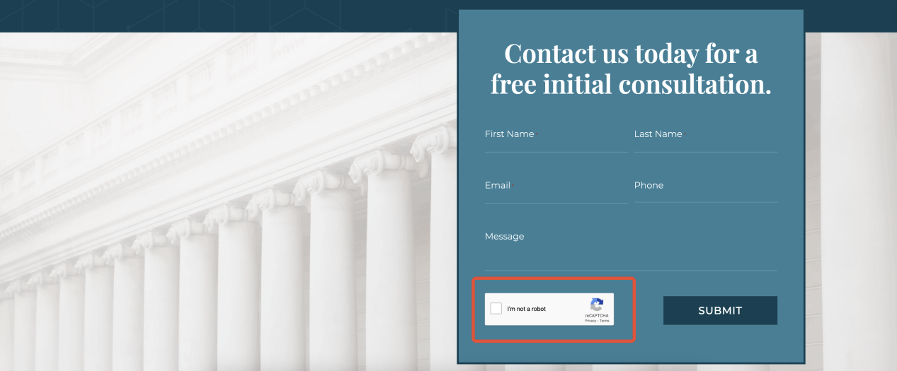 Google reCAPTCHA to Avoid Spam Emails