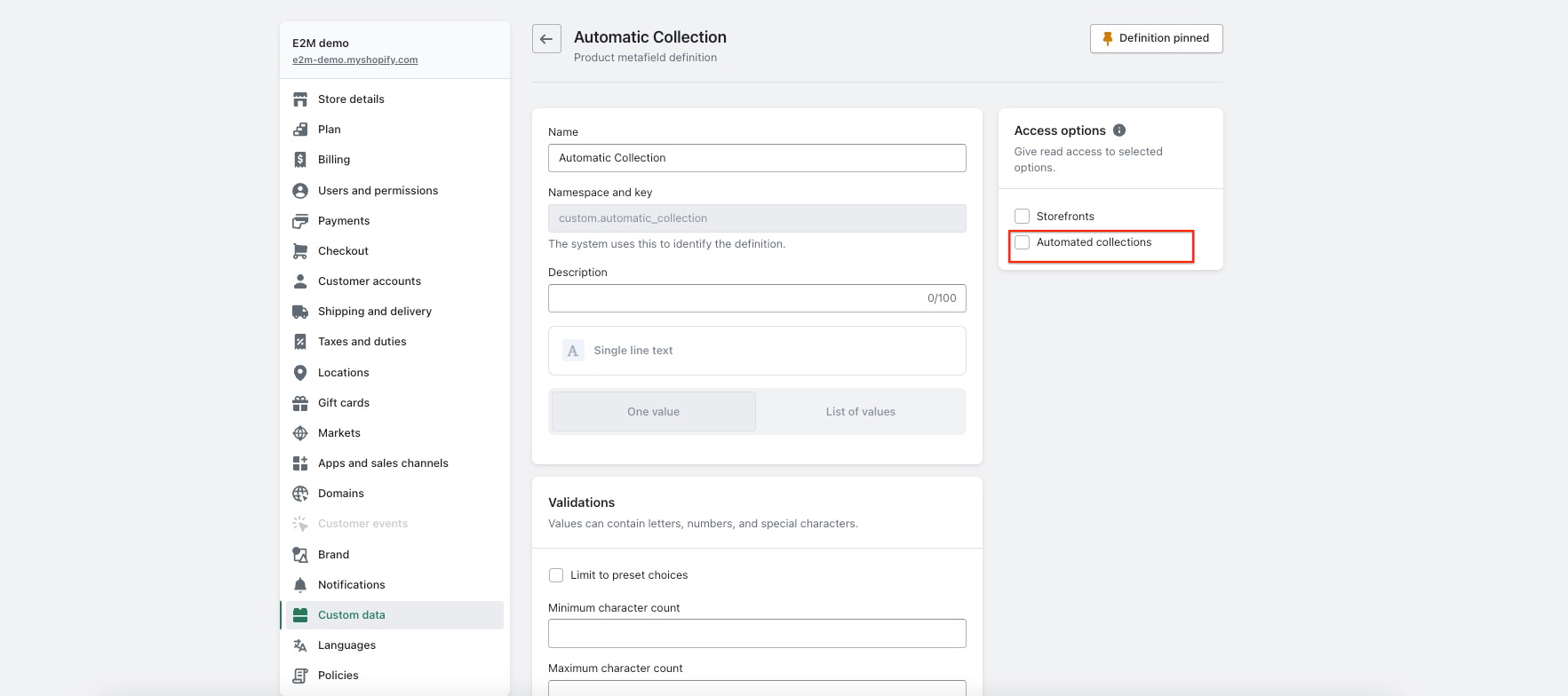 creating a collection