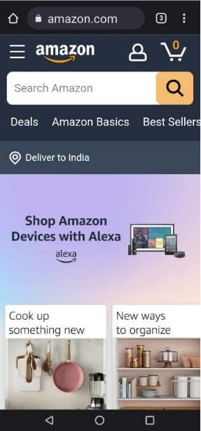 Mobile Friendly E-commerce Store