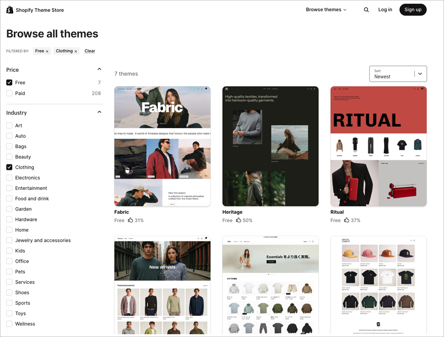 Fashion & Apparel Brands - Free Shopify Theme
