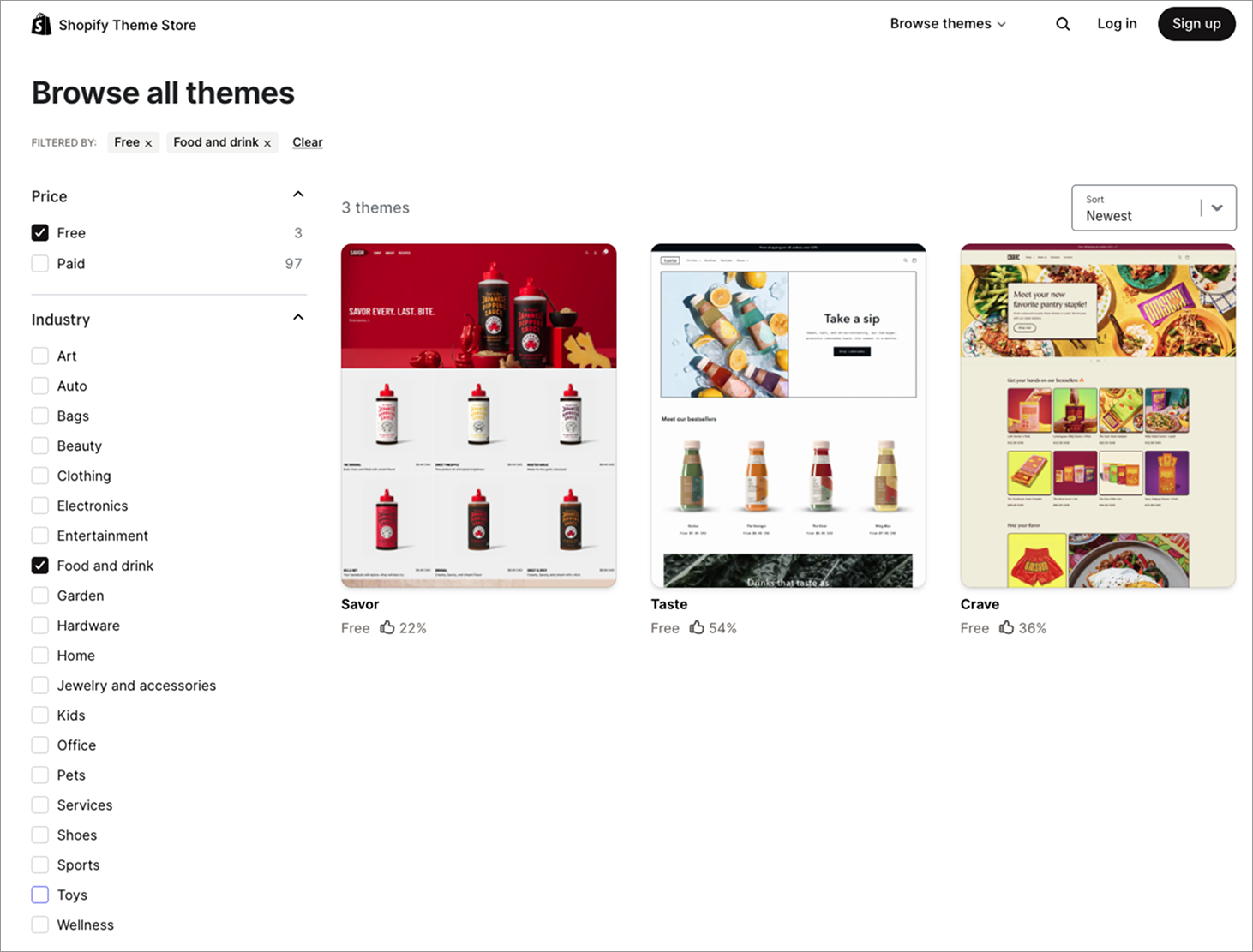 Food, Beverage & FMCG Brands - Free Shopify Theme