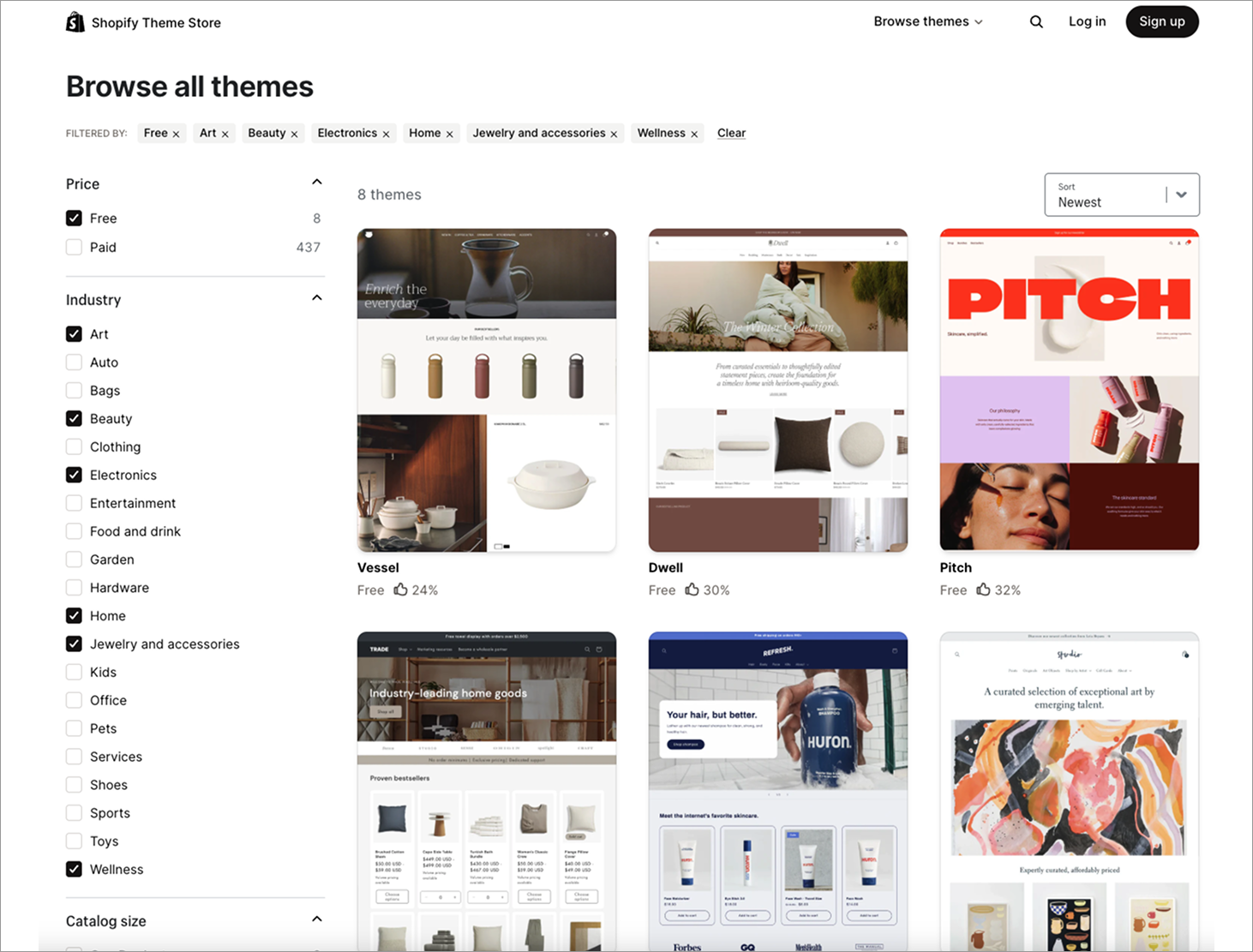 High-Ticket & Luxury Products - Free shopify theme