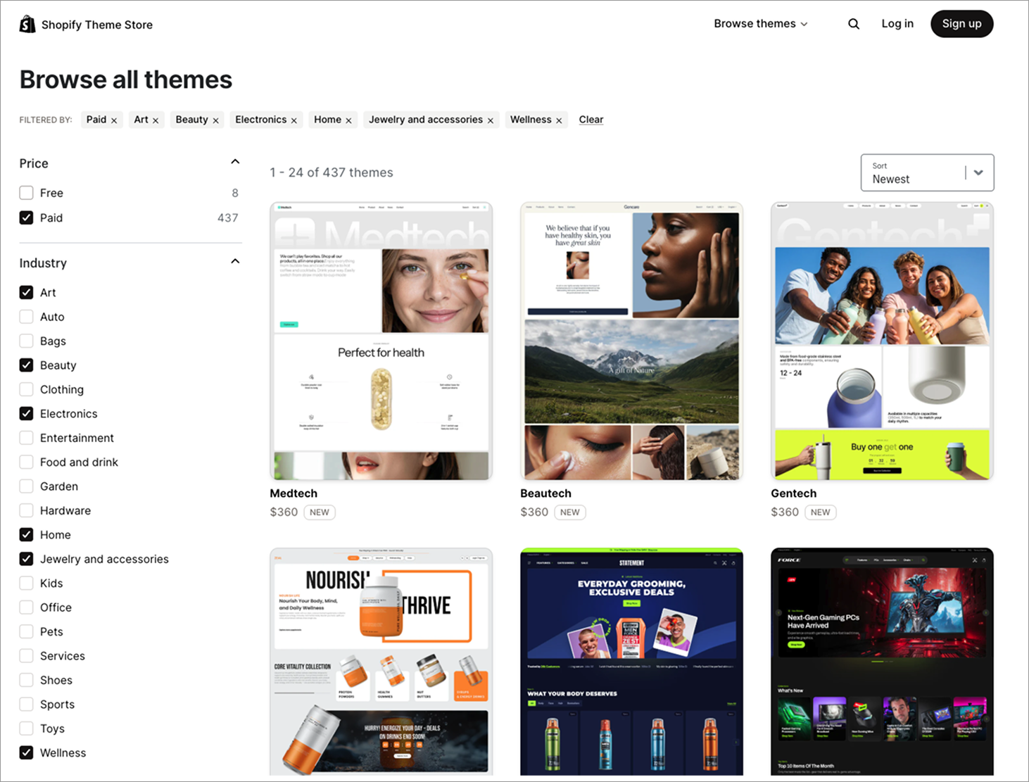 High-Ticket & Luxury Products - Paid Shopify Theme