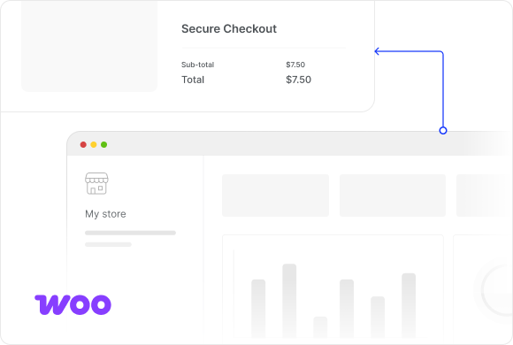 WooCommerce expertise illustration for ecommerce development and optimization