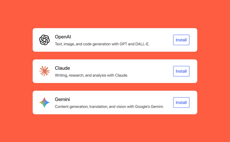 Native AI Infrastructure integrations in WordPress 7.0 featuring OpenAI Claude and Gemini
