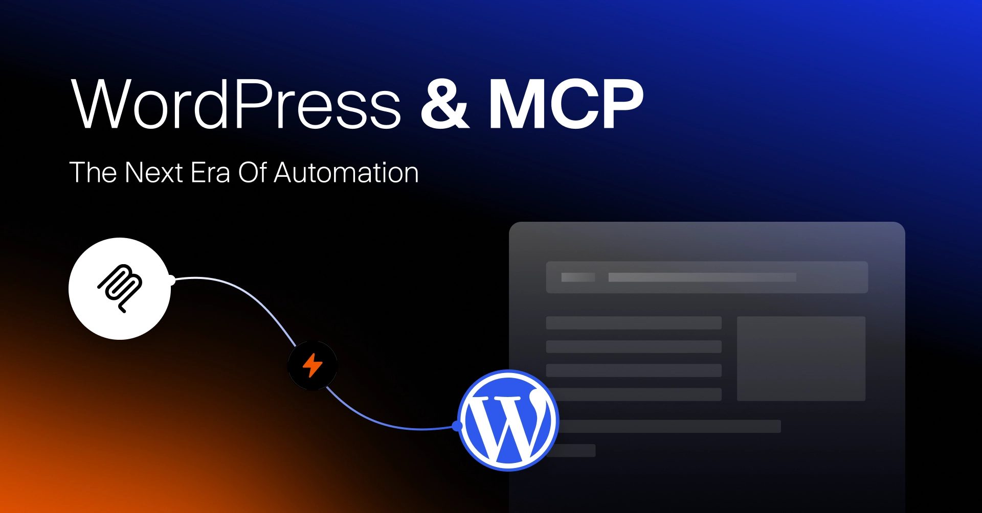 WordPress and MCP integration for the next era of intelligent AI automation workflows