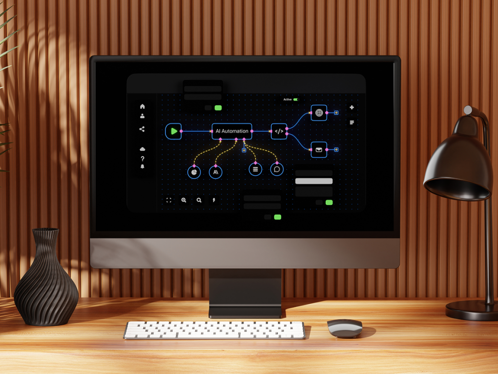 AI automation workflows streamlining sales, marketing, operations, and reporting