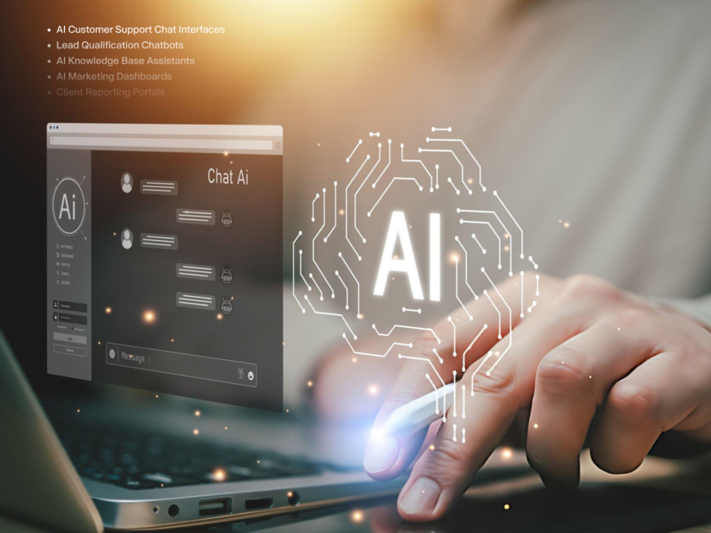 AI-powered dashboard and business application for customer support and reporting