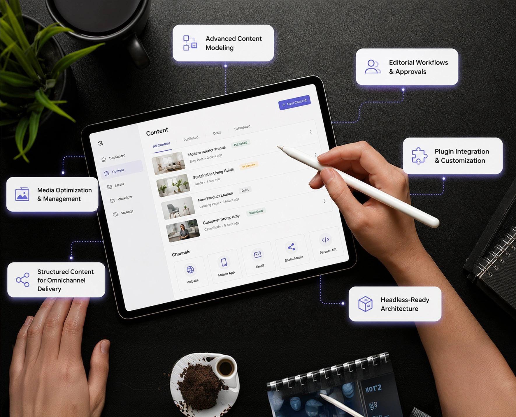 White label WordPress headless CMS — flexible content management system with API-driven frontend integration