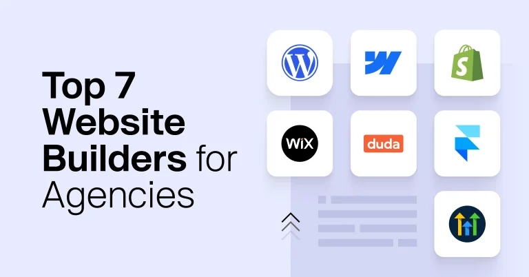 Agency team comparing seven website builder platforms for client projects in 2027