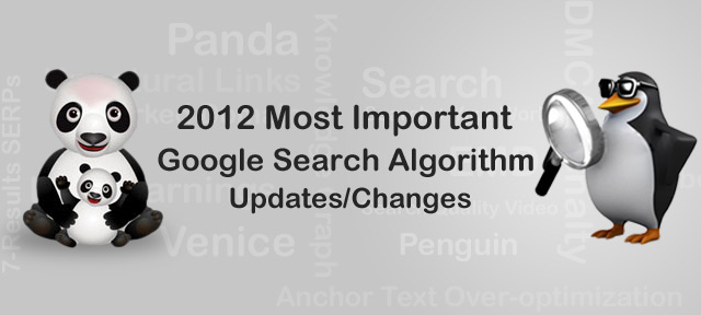 27 Most Important Google Search Algorithm Updates in 2012 [INFOGRAPHIC]