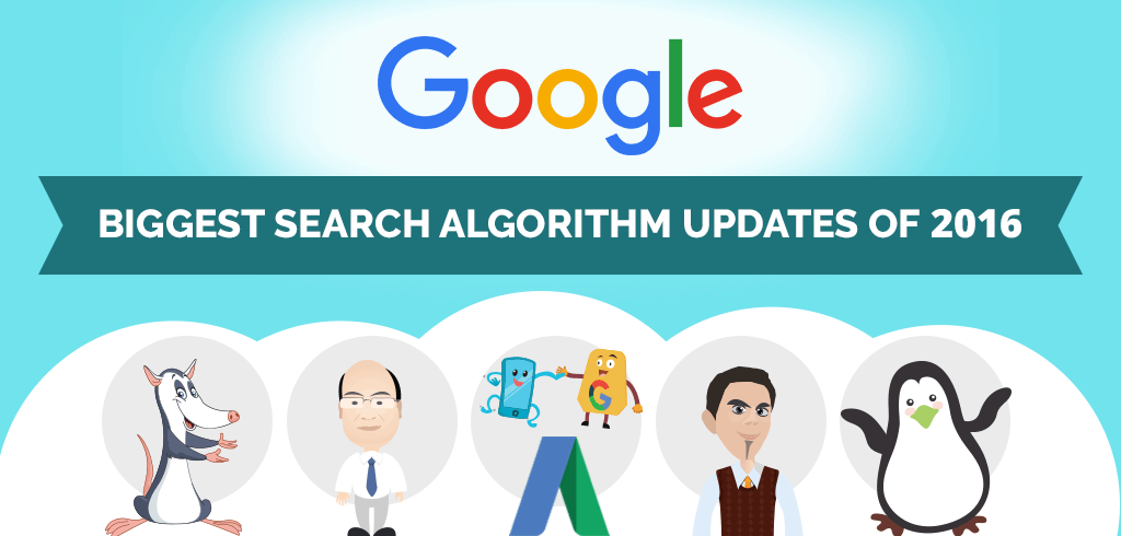 Google’s Biggest Search Algorithm Updates Of 2016 - Gif