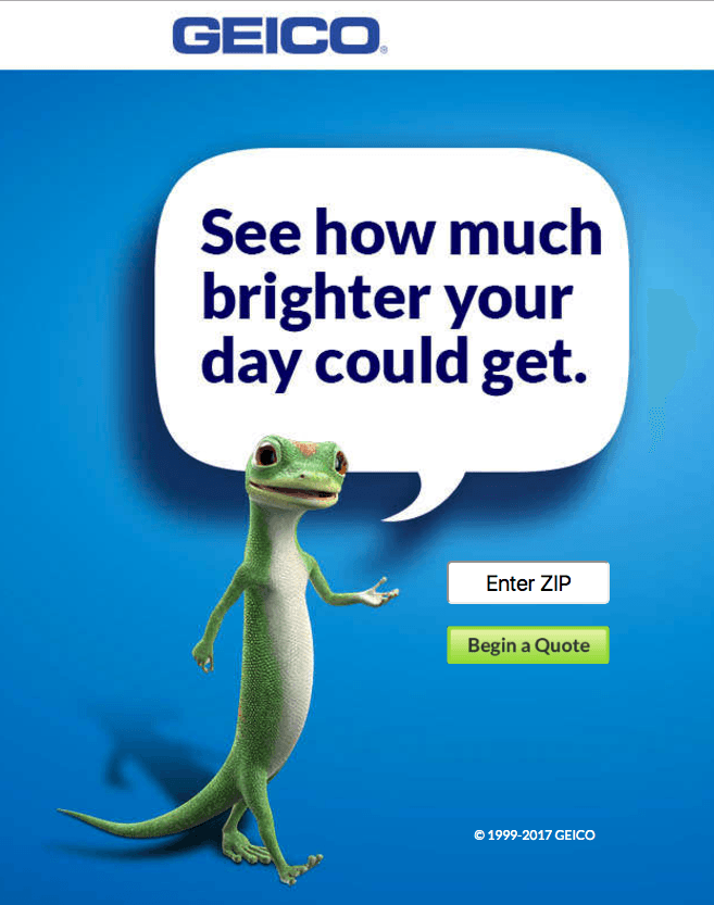 Build Your Landing Page - GEICO
