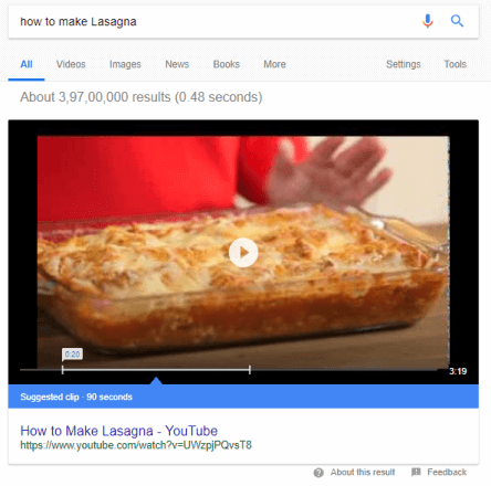 How to make Lasagna - Update Your Video Content To Make It More Relevant And Snippet-friendly