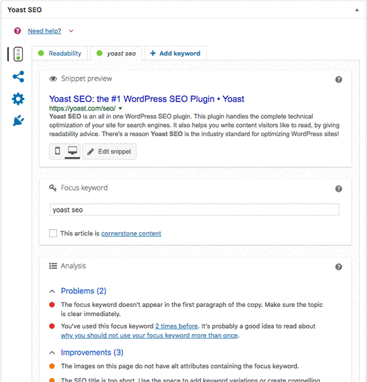Yoast SEO Plugin and URL Redirections to the newly developed WordPress website