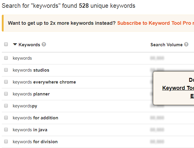Generates Long Lists Of Keywords Using Keywordtool.io