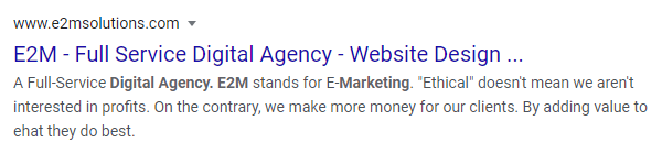 E2M - Full Service Digital Agency