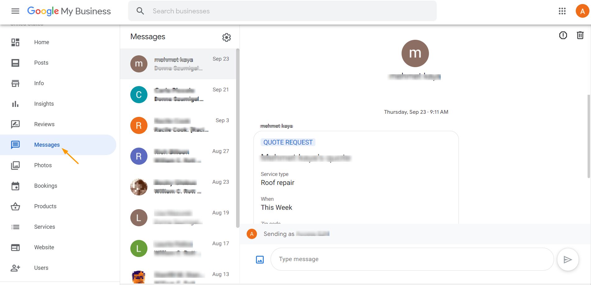 Google My Business Messaging Rolling Out