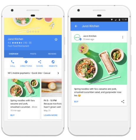 Google My Business Posts Introduced