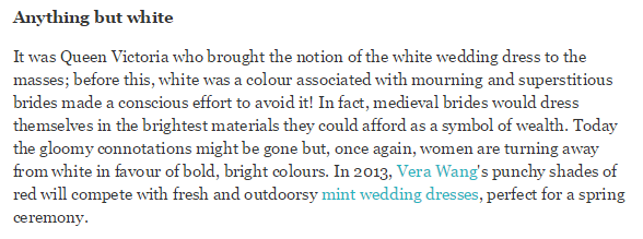 about white weddgin dress