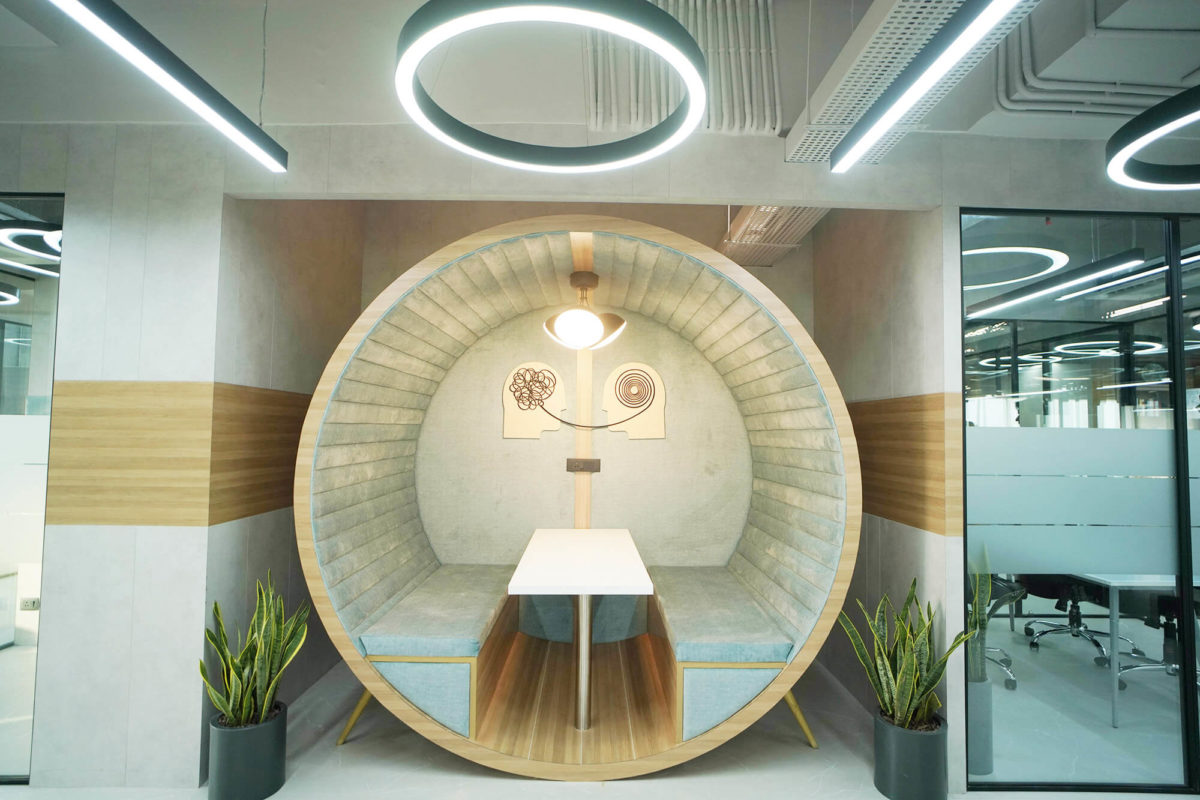 A place to exchange thoughts at open meeting POD