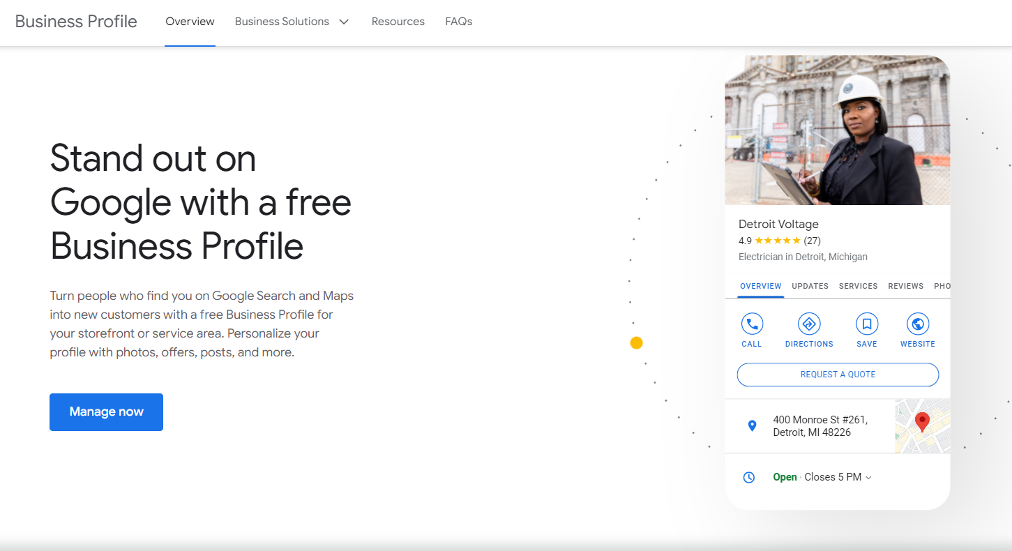 manage you google business profile